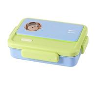 Générique Stainless Steel Lunch Box For Kids - Leak-Proof Meal Containers, Portable Metal Lunch Container With Divider And Airtight Lid For Work Travel School Adults Children