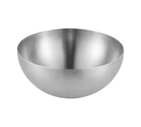 Générique Stainless Steel Mixer Bow, Bol à salade en acier inoxydable or et argent, nouilles de riz, vaisselle de cuisine Lamian, récipient alimentaire,for Mixer Bowl Replacement(Silvery)
