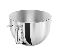 Générique Stainless Steel Mixer Bow, Bol mélangeur en acier inoxydable 6QT, Compatible avec les mélangeurs sur socle Kitchenaid, mélange d'aide à la cuisine for tête inclinable avec poignée