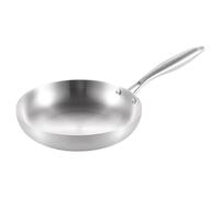 Générique Stainless Steel Pan - 22cm 28cm Deep Skillet Oven Safe Cooking Pan | Triply 304 Three Layer Composite Frying Pans For Steak Eggs All Cooking Methods Cookware Kitchen Stove