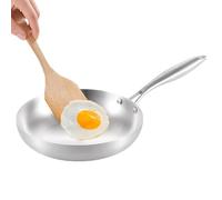 Générique Stainless Steel Pan - 22cm 28cm Deep Skillet Oven Safe Cooking Pan | Triply 304 Three Layer Composite Frying Pans For Steak Eggs All Cooking Methods Cookware Kitchen Stove