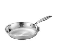 Générique Stainless Steel Pan - Nonstick Frying Pan, Long Lasting Cookware With Handle, Cookware For Omelette | Kitchen Fish Pancake Baking Home Cooking Campings Restaurant Using Accessories