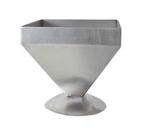 Générique Stainless Steel Pyramid Mold - Stainless Steel Pagoda Meat Dishes Mold, Reusable Heat-Resistant Shaper Cooking Baking Mould For Dessert Cake Rice Chinese Zongzi Pastries Cold Salads
