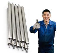 Générique Stainless Steel Replacement Rollers for Conveyor Systems - Industrial 1", 1.5", 2" Diameter (32MM/1.3 inch, 900MM/35.4 inch Length)