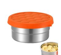 Générique Stainless Steel Snack Containers - Leakproof Portable Food Storage, Reusable Kitchen Utensil Box | Perfect For Outdoor Activities, Lunch On The Go, Travel, Office, Beach, And Hiking Trips