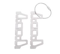 Générique Stainless Steel Stove, Lightweight Camping Pot Rack, Anti-Rust Folding Stove Cross with Portable Design, Cooking Accessory, with Build, for Hiking and Outdoor Use