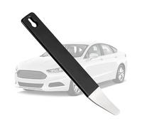 Générique Stainless Steel Trim Removal Tool | Non-Slip Car Interior Pry Bar Set | Door Panel Disassembly, Clip Remover, Mirror Wedge | Red/Black Auto Upholstery Repair Kit
