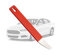 Générique Stainless Steel Trim Removal Tool | Non-Slip Car Interior Pry Bar Set | Door Panel Disassembly, Clip Remover, Mirror Wedge | Red/Black Auto Upholstery Repair Kit