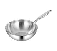 Générique Stainless Steel Woks - Non-Stick Tri-Ply Stir Fry Pan