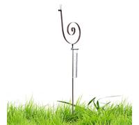 Générique Stake Rain Gauge, Outdoor Garden Rainfall Meter with Decorative Figure, Patio Lawn Yard Ornament for Measuring Precipitation in Balcony Or Garden, Easy Installation, 36.61x7.87 in