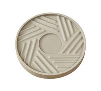 Générique Stand De Mobile - Support, Chariot Conteneur Végétal | Base Roues Robustes pour Jardinières Lourds, roulettes Rotatives À 360 °, Plateau Rond Vases Extérieurs Intérieurs Et Pots Terrasse