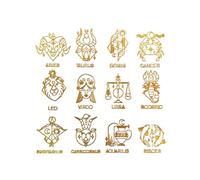 Générique Starsign - transferts de colophane avec Finition métallique, pour compléments de téléphone Portable, Entreprises artistiques Traditionnelles, moules à colophane pour Coque de téléphone