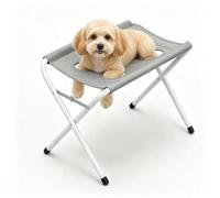 Générique Station De Toilettage pour Chien Respirant 8 Trous, 60 × 33 × 40 Cm; Conception RéSistante Griffures Morsures. Convient Animaux Anxieux | IdéAl Bain Chats Chiens (Gris)
