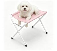 Générique Station De Toilettage pour Chien Respirant 8 Trous, 60 × 33 × 40 Cm; Conception RéSistante Griffures Morsures. Convient Animaux Anxieux | IdéAl Bain Chats Chiens (Rose)