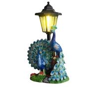 Générique Statua Con Luce Solare - Resina 6 inches, Decorazione Da Giardino Con Lampada Solare LED, Ornamento Esterno | Statua Luminosa per Cortile Balcone Patio Paesaggio