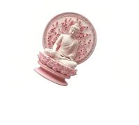 Générique Statue Bouddhiste Plate en Acrylique 2D, Sculpture de bouddhas méditant, décorations de Table pour la Maison, Le Bureau, Ornement de Collection, décoration de Bureau