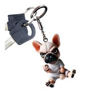 Générique Statue Bouledogue Français Figurine Chien Décoration, Ornement Chien Résine, Sculpture Bouledogue Bureau, Déco Maison, Décoration, Figurine Résine, Bulldog Français Ornement