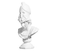 Générique Statue Buste Athena en Résine Blanche, Sculpture Classique Finition Fine et Réalisme Élevé, Décoration pour Maison et Bureau
