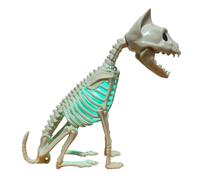 Générique Statue Chat Squelette Sculpture Lumineuse Déco Halloween