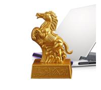 Générique Statue de Cheval - Statue d'animal du Nouvel an Chinois 2026 | Sculpture de Cheval Debout - pour Appartement, cheminée, escalier, Porche extérieur, Garde-Corps, Vacances