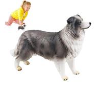 Générique Statue De Chien - Toys De Border Collie Réalistes Les Figurines sont De Merveilleux Cadeaux pour Les Amateurs De Chiens