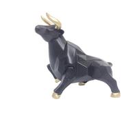 Générique Statue de de Wall Street - Sculpture ďe en résine, Figurine d'animal, décoration đe Table décorative, Affichage d́e Bureau d̄e bête, œuvre d'art décorative dé prospérité économique | F