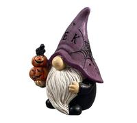 Générique Statue de GNOME d'halloween, Statue de GNOME en Résine Décor de Table, Sculpture Résine pour Télé Buffet Entrée Cheminée Maison Jardin Bureau Table Centre de