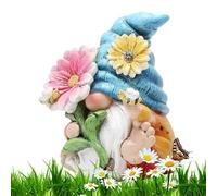 Générique Statue de GNOME Rustique | Résine Figurine Rustique GNOME Statue pour Bureau, Décoration de Ferme Spring Seasonal Indoor Sculpture extérieure pour la Cour, Balcon