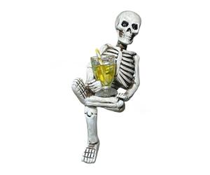 Générique Statue de Jardin en Forme de crâne Miniature, Pots de Fleurs, Ornement de Suspension, Figurines de Squelette d ' Halloween, décorations de Pots de pour l ' extérieur, Figurines de Squelette