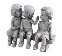 Générique Statue De Jardin Premier Baiser,Figurine Miniature Mignonne Résistante Aux Intempéries Maison | Sculpture D'Extérieur Statue Amour De | Décoration Jardin pour Famille Amoureux