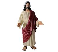 Générique Statue De Jésus-Christ | Décoration Religieuse Sacrée Portant Une Robe | Statue Religieuse inspirante | pour Bureau Prière Action De Grâce Fête d'anniversaire Maison Bureaux Salon Chambre À