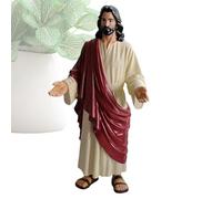 Générique Statue de Jésus | Sculpture Religieuse en Robe avec Les Bras Ouverts | Statue du Sacré-Cœur De Jésus - pour Bureau Prière Action De Grâce Fête d'anniversaire Maison Bureaux Salon Chambre À