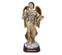 Générique Statue de l'Archange Saint Gabriel en PolyRésine, Décoration Religieuse, 22 cm, Détails Dorés