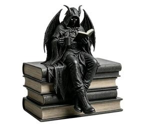 Générique Statue de Lecture Dark Fantasy, résine de d’étagère d’Amant