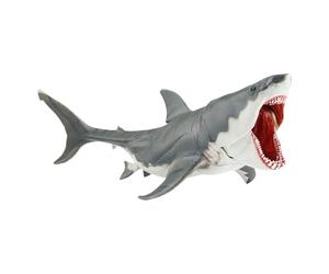 Générique Statue de Poisson féroce - Créatures à Bouche articulée, espèces Aquatiques Portables, Grande réplique Blanche | Modèle d'animal, décor de Table, Collection de Loisirs Amusants pour, app