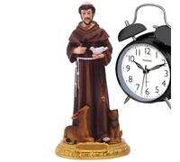 Générique Statue de Saint François - Statue Peinte à la Main avec Colombe et Croix | Statue de Bureau, Inspiration priante, Collection Renaissance, Décoration d'intérieur, Cadeau dévot