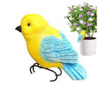 Générique Statue D'Oiseau pour L'Extérieur - Sculpture Oiseau en Résine - Décoration pour en Pot - Jardin, Cour, Espace extérieur, Patio, Maison, Serre