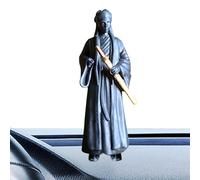 Générique Statue en résine de Chevalier Errant, Figurines, Sculpture de | Statue de en résine - Paysage Chevalier Errant Sculpture Miniature pour Voitures, Aquarium, Bureaux