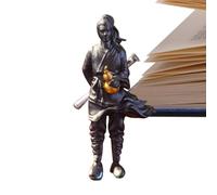 Générique Statue en résine de Chevalier Errant, Figurines, Sculpture de, Statue de en résine, Pot Suiseki, Ornements artisanaux décoratifs pour SUV, Aquarium, Bureaux