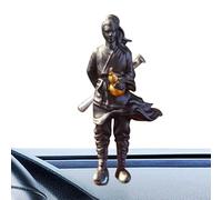 Générique Statue en résine de Chevalier Errant, Figurines, Sculpture de | Statue de résine de Voiture - Pot Suiseki, Ornements artisanaux décoratifs pour SUV, Aquarium, Bureaux