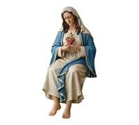 Générique Statue Mère Marie,Figurine Sainte décoration catholique | Ornement de Table Vierge Marie bénie - pour Maison Entrée Bibliothèque Bureau Table De Chevet Coin Étude Salon Chambre Bureau