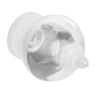 Générique Statue Pagode Bouddhiste en Acrylique Blanc Petit Format, Décoration Intérieure, Accessoire D’offrande Bouddha, Modèle Stupa pour Bureau et Maison, Ornement Spirituel Élégant