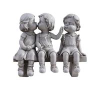 Générique Statue Premier Baiser - Figurine Miniature Mignonne d'Intérieur Résistante aux Intempéries,Sculpture D'Extérieur Statue Amour De | Décoration Jardin pour Famille Amoureux