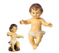 Générique Statues de bébé de Jésus - Statue de Jésus pour l'église,Christian Infant Statue Nativité, Bébé Sculpture de Christ Enfance Figurine Résine Thème De Noël