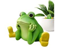 Générique Statues de Grenouille pour Jardin | Sculpture Animale Décorative en Résine,Statuette De Grenouille Drôle pour Extérieur - pour Intérieur Et Extérieur Pelouse Porche Terrasse Balcon Jardin