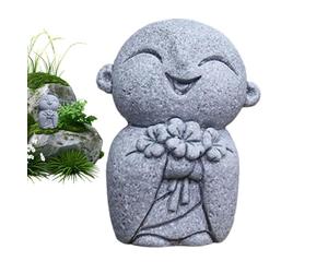 Générique Statuette Bouddha Miniature | Mignonne Statue en Grès - Mini Bouddha Décoration pour Aquarium,Idéal pour Salle De Méditation, Studio Yoga, Salon, Jardin, Patio, Cour Arrière Et Cour