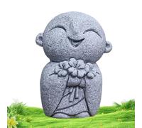 Générique Statuette Bouddha Miniature | Statue Décorative en Grès - Ornement Moine,pour Jardin, Patio, Cour, Pelouse, Arrière-Cour, Espace Extérieur, Studio de Yoga et Salon