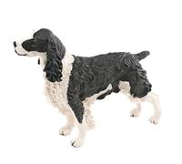 Générique Statuette de Chien Détaillée, Figurine Décorative pour Bureau Ou Collection, Sculpture Commémorative Réaliste en Matériau, Idéale comme Cadeau, Épagneul