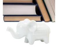 Générique Statuette D'Éléphant,Objet en Céramique de Collection pour Bureau | Décor De Statue Éléphant - pour Salon De Séjour Famille Ferme Fêtes Plateau Étagé Extérieur
