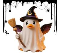 Générique Statuette Fantôme Figurine Canard fantôme résine Halloween